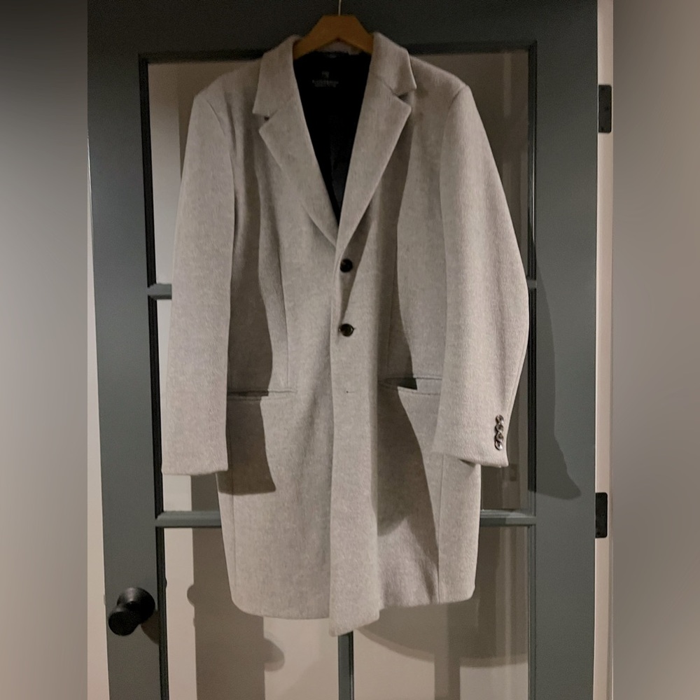 Scotch and soda light gray top coat